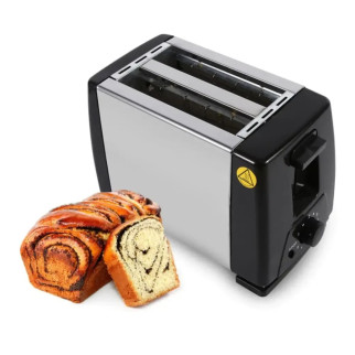Електричний тостер 750 Вт BH-002 B/Дзеркальний тостер із кнопкою стоп - Інтернет-магазин спільних покупок ToGether