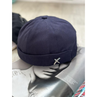 Коротка шапка міні біні, докер Темно-синій X 56-60р (4131) - Інтернет-магазин спільних покупок ToGether
