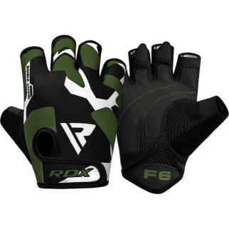 Рукавички для фітнесу RDX F6 Sumblimation Black/Green XXL - Інтернет-магазин спільних покупок ToGether
