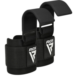 Гаки для тяги на зап'ястя RDX W5 Gym Hook Strap Black Plus - Інтернет-магазин спільних покупок ToGether