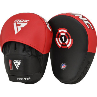 Лапи боксерські RDX T1 Curved Red/Black - Інтернет-магазин спільних покупок ToGether