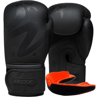 Боксерські рукавиці RDX F15 Noir Matte Black 12 унцій (капа в комплекті) - Інтернет-магазин спільних покупок ToGether