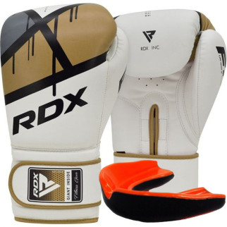 Боксерські рукавиці RDX F7 Ego Golden 16 унцій (капа в комплекті) - Інтернет-магазин спільних покупок ToGether