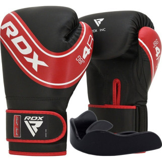 Боксерські рукавиці RDX 4B Robo Kids Red/Black 6 унцій (капа в комплекті) - Інтернет-магазин спільних покупок ToGether