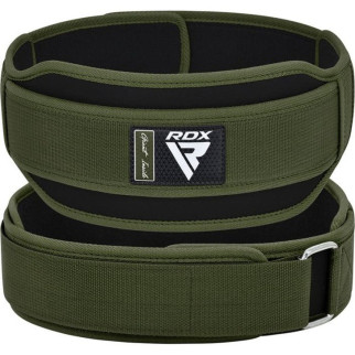Пояс для важкої атлетики RDX RX5 Double Belt неопреновий Army Green M - Інтернет-магазин спільних покупок ToGether