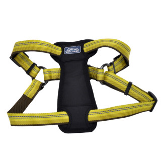 Шлей для собак світловідбивна Coastal K9 Explorer Harness, 50-76 см, жовта - Інтернет-магазин спільних покупок ToGether