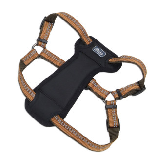 Шлей для собак світловідбивна Coastal K9 Explorer Harness, 50-76 см, коричневий - Інтернет-магазин спільних покупок ToGether