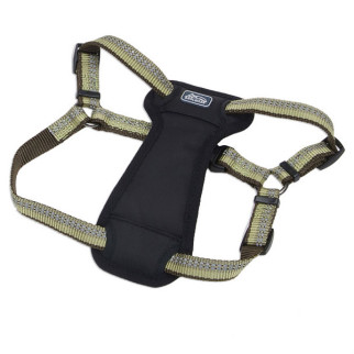 Шлей для собак світловідбивна Coastal K9 Explorer Harness, 30-45 см, хакі - Інтернет-магазин спільних покупок ToGether