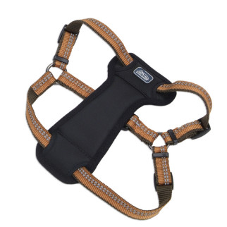 Шлей для собак світловідбивна Coastal K9 Explorer Harness, 30-45 см, коричневий - Інтернет-магазин спільних покупок ToGether
