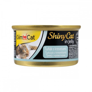 Корм GimCat Shiny Cat вологий з тунцем та креветками для котів 70 гр - Інтернет-магазин спільних покупок ToGether