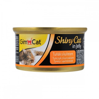 Корм GimCat Shiny Cat вологий з тунцем та куркою для котів 70 гр - Інтернет-магазин спільних покупок ToGether