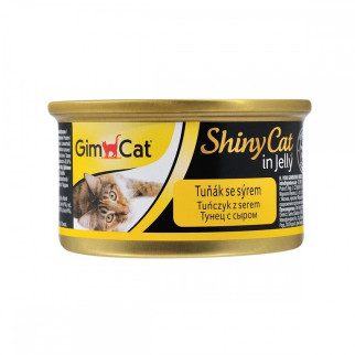 Корм GimCat Shiny Cat вологий з тунцем та сиром для котів 70 гр - Інтернет-магазин спільних покупок ToGether