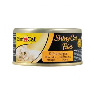 Корм GimCat Shiny Cat Filet вологий з куркою та манго для котів 70 гр - Інтернет-магазин спільних покупок ToGether