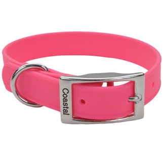 Нашийник біотановий для собак Coastal Fashion Waterproof Dog Collar, 43 см, рожевий - Інтернет-магазин спільних покупок ToGether