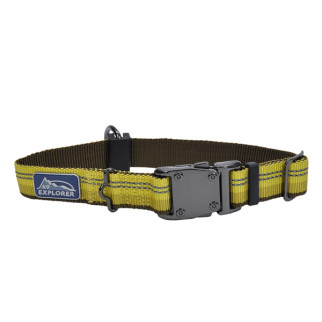 Нашийник світловідбивний для собак Coastal K9 Explorer Collar, 30-46 см, жовтий - Інтернет-магазин спільних покупок ToGether