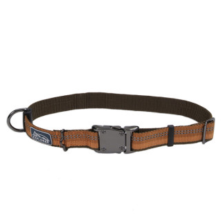Нашийник світловідбивний для собак Coastal K9 Explorer Collar, 30-46 см, коричневий - Інтернет-магазин спільних покупок ToGether