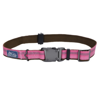 Нашийник світловідбивний для собак Coastal K9 Explorer Collar, 46-66 см, рожевий - Інтернет-магазин спільних покупок ToGether