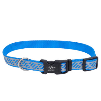 Нашийник світловідбивний для собак Coastal Lazer Brite Reflective Collar, 30-46 см, блакитний - Інтернет-магазин спільних покупок ToGether