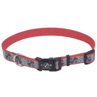 Нашийник світловідбивний для собак Coastal Lazer Brite Reflective Collar, 30-46 см, червоний - Інтернет-магазин спільних покупок ToGether