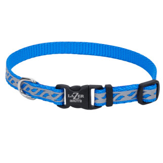 Нашийник світловідбивний для собак Coastal Lazer Brite Reflective Collar, 20-30 см, блакитний - Інтернет-магазин спільних покупок ToGether