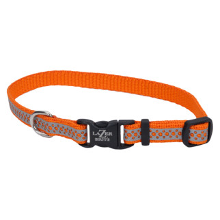 Нашийник світловідбивний для собак Coastal Lazer Brite Reflective Collar, 20-30 см, помаранчевий - Інтернет-магазин спільних покупок ToGether