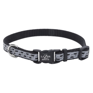 Нашийник світловідбивний для собак Coastal Lazer Brite Reflective Collar, 20-30 см, чорний - Інтернет-магазин спільних покупок ToGether