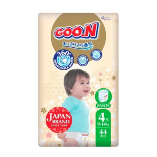 Трусики-підгузки GOO.N Premium Soft для дітей 9-14 кг (розмір 4(L), унісекс, 44 шт) - Інтернет-магазин спільних покупок ToGether
