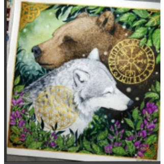 Алмазна мозаїка "Лісова дружба", на підрамнику 30*40см, в кор. 41*31*2,5см, ТМ Dreamtoys - Інтернет-магазин спільних покупок ToGether