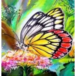 Алмазна мозаїка Метелик 10х15см, слюда, ТМ Стратег, Україна - Інтернет-магазин спільних покупок ToGether