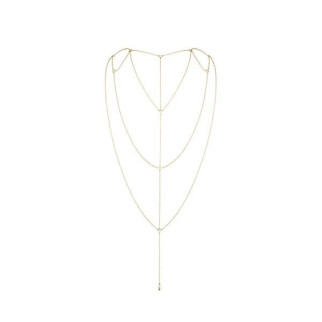 Ланцюжок для спини Bijoux Indiscrets Magnifique Back and Cleavage Chain - Gold, прикраса для тіла - Інтернет-магазин спільних покупок ToGether