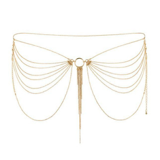 Ланцюжок на трусики або ліф Bijoux Indiscrets MAGNIFIQUE Waist Chain - Gold, прикраса на тіло - Інтернет-магазин спільних покупок ToGether