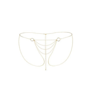 Ланцюжок-трусики Bijoux Indiscrets Magnifique Bikini Chain – Gold, прикраса для тіла - Інтернет-магазин спільних покупок ToGether