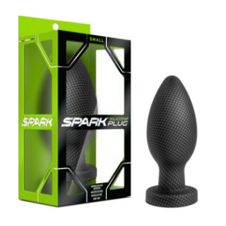 Анальна пробка силікон BLUSH SPARK SILICONE PLUG SMALL CARBON FIBER - Інтернет-магазин спільних покупок ToGether