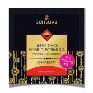 Пробник Sensuva - Ultra-Thick Hybrid Formula Strawberry (6 мл) - Інтернет-магазин спільних покупок ToGether