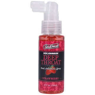 Спрей для мінету Doc Johnson GoodHead DeepThroat Spray - Sweet Strawberry 59 мл для глибокого мінету - Інтернет-магазин спільних покупок ToGether