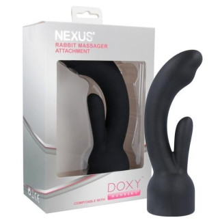 Насадка для вібромасажера Doxy Number 3 - Nexus Rabbit Massager у вигляді вібратора-кролика - Інтернет-магазин спільних покупок ToGether