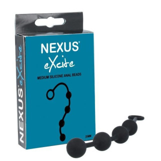 Анальні кульки Nexus Excite Medium Anal Beads, силікон, макс. діаметр 2,5 см - Інтернет-магазин спільних покупок ToGether