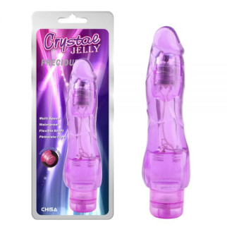 Вібромасажер Chisa Jelly Crystal Precious, Purple - Інтернет-магазин спільних покупок ToGether