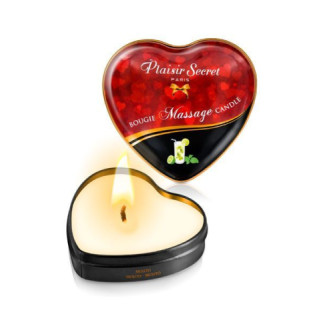 Масажна свічка-серце Plaisirs Secrets Mojito (35 мл) - Інтернет-магазин спільних покупок ToGether