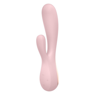 Смарт вібратор-кролик Satisfyer Mono Flex Mauve, 2 мотори, керування через інтернет - Інтернет-магазин спільних покупок ToGether