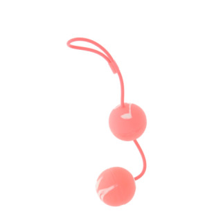 Вагінальні кульки Marbelized DUO BALLS, PINK, Рожевий - Інтернет-магазин спільних покупок ToGether