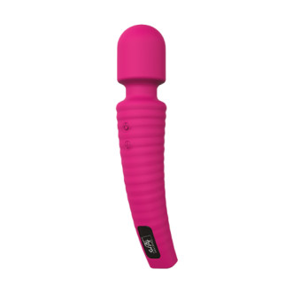 Вібромасажер мікрофон із вигнутою ручкою Dream toys Gorgeus Magenta, рожевий - Інтернет-магазин спільних покупок ToGether