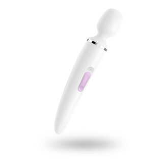 Вібромасажер-мікрофон Satisfyer Wand-er Woman, білий, XXL - Інтернет-магазин спільних покупок ToGether