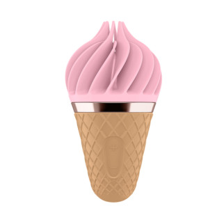 Вібростимулятор для клітора у вигляді Морозива Satisfyer Layons Sweet Temptation, рожевий - Інтернет-магазин спільних покупок ToGether
