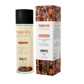 Масажна олія EXSENS Tiger Eye Macadamia (захист з тигровим оком) 100мл, натуральна - Інтернет-магазин спільних покупок ToGether