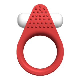 Ерекційне кільце Dream Toys з рельєфним виступом, червоне - Інтернет-магазин спільних покупок ToGether