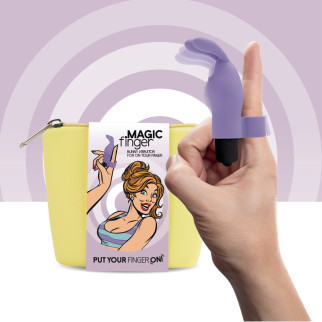 Вібратор на палець FeelzToys Magic Finger Vibrator Purple - Інтернет-магазин спільних покупок ToGether