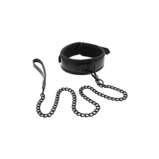 Нашийник з повідцем BLAZE LUXURY COLLAR AND LEASH CROCO BLACK - Інтернет-магазин спільних покупок ToGether