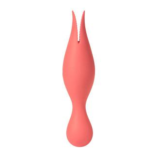 Подвійний вібратор точки G із язичками для клітора Svakom Siren Coral - Інтернет-магазин спільних покупок ToGether