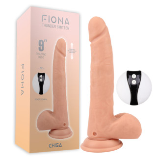 Вібратор з дистанційним пультом Chisa Fiona 9 Thunder Smitten Silicone, Бежевий - Інтернет-магазин спільних покупок ToGether